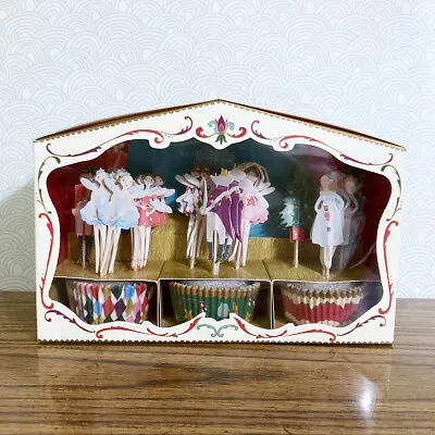 The Nutcracker Cupcake Kit W Stage Topper Party Pick Christmas Bake Cup Liners • $27.95