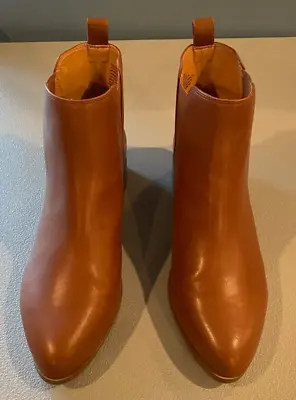 J. Crew  Ankle Chelsea Boot Size 9 HTF Color - Glazed Pecan • $41.99