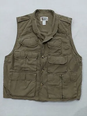 TRAIL DESIGNS Mens Utility Vest Size Large Photographer Fishing Hiking Hunting • $26.99