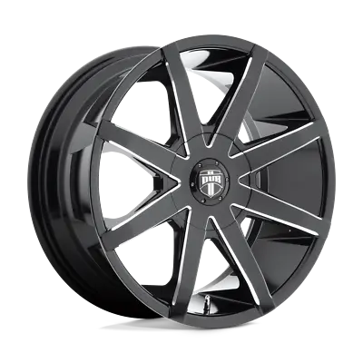 1 New Gloss Black Milled DUB 1PC S109 PUSH 20X8.5 30 5X114.3/5X127 • $383