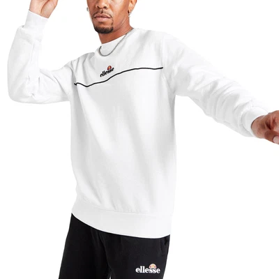 £24.95 • Buy Ellesse Mens Westerby Pullover Crew Neck Sweater Jumper Sweatshirt - White