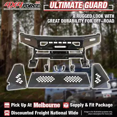 Ultimate Guard Front Bull Bar No Loop For Nissan Navara D40 11-On Spain MEL • $1200