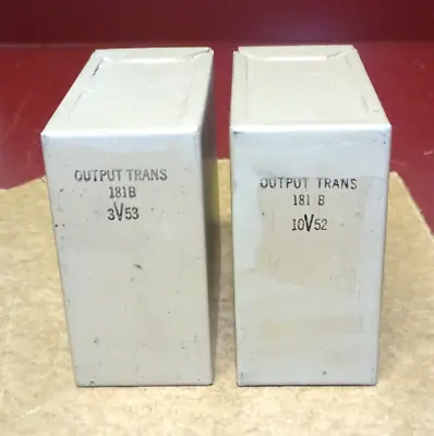 Pair Western Electric Type 181B OUTPUT Transformers Good • $115