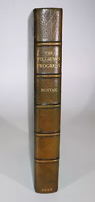 1906 The Pilgrim's Progress By John Bunyan Zaehnsdorf Binding Chef D'Oeuvre Ed • $369.95