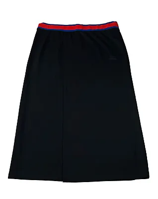 $32.99 • Buy Adidas Skirt Women's XL Black Faux Wrap Maxi Sporty Athleisure Stretch Waistband