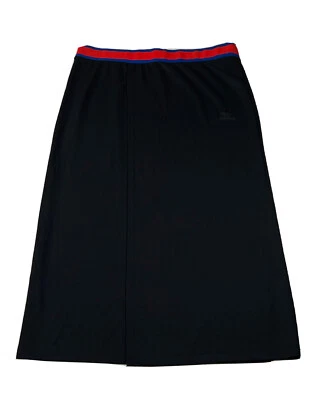 $32.99 • Buy Adidas Skirt Women's XL Black Faux Wrap Maxi Sporty Athleisure Stretch Waistband
