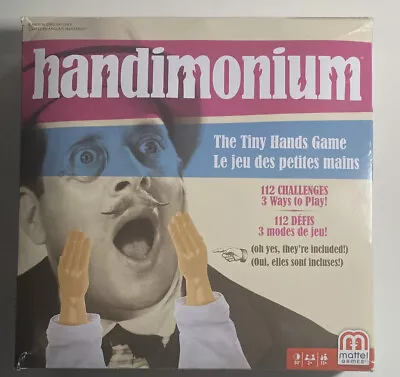 Handimonium - The Tiny Hands Game 2017 MATTEL 112 Challenges - COMPLETE RARE  • $44.33