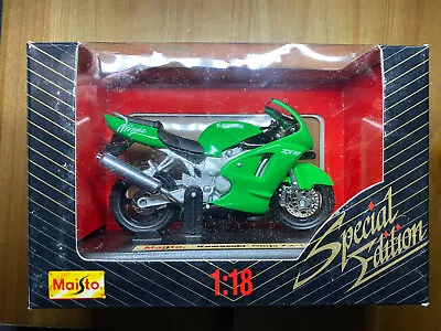 Maisto Special Edition Kawasaki Ninja ZX-12 1/18 Scale Die Cast Motorcycle • $19.99