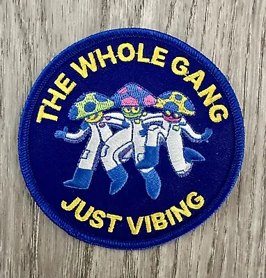 The Whole Gang Just Vibing Mushroom Hunting Club Shroom Trippy Iron On Patch 3” • $6