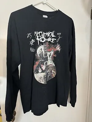 Vintage My Chemical Romance Black Long Sleeve Tee Guilden Tag • $19.99
