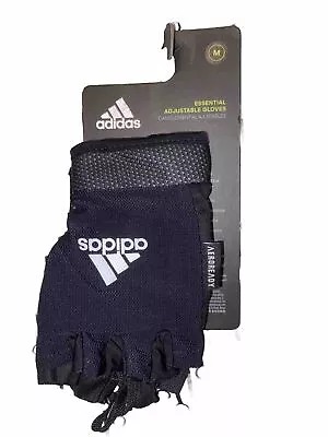 Adidas Mens Adjustable Essential Half Finger Gloves • £12.99