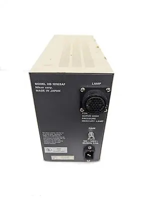 Nikon HB-10103AF High Pressure Mercury Lamp Power Supply • $237.50