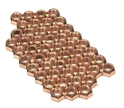 £9.95 • Buy 50X M8 Copper Flashed Exhaust Manifold 8mm Nut - High Temperature Nuts