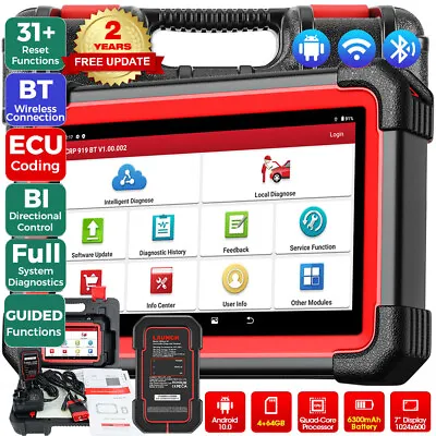 LAUNCH X431 CRP919E BT PRO Car Diagnostic Scanner Bidirectional Key Coding CANFD • $409