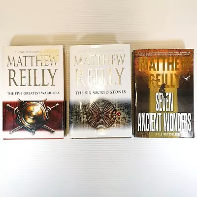 Matthew Reilly's Jack West Jr. Bundle Set Books 5 6 7. Large Hardcover + PB • $32.99