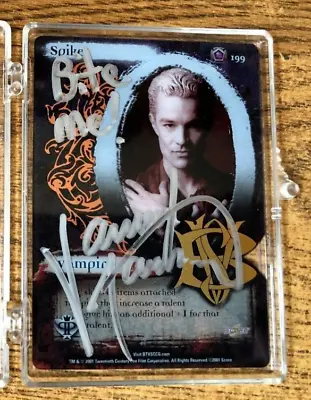 Buffy The Vampire Slayer Spike James Marsters Signed Autographed Trading Card • $195