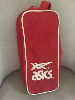 Vintage ASICS Football Soccer Rugby Boots Bag Retro 1980s • $40