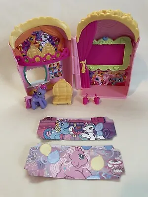 2007 Hasbro My Little Pony Ponyville Popcorn Movie Theater Play Set Complete • $9.99