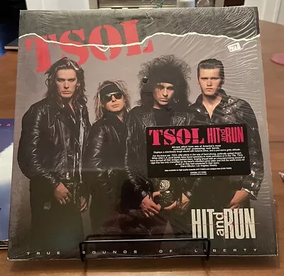 T.S.O.L. Hit And Run Lp TSOL Enigma ST-73263 In Shrink Hype Inner Clean 1987 • $24.99