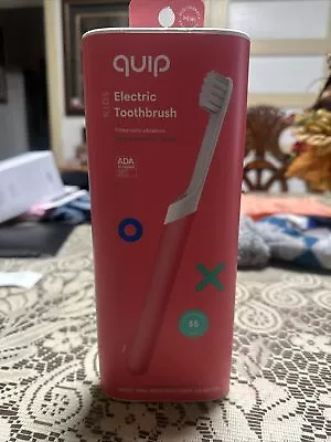 Quip Kids Electric Toothbrush 2 Minutes Built-In Timer With Travel Case PINK • $14.99