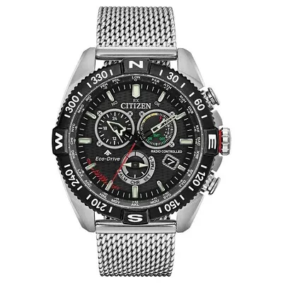 Citizen CB5840-59E Promaster Navihawk Radio Controlled World Time Men's Watch • $367.20