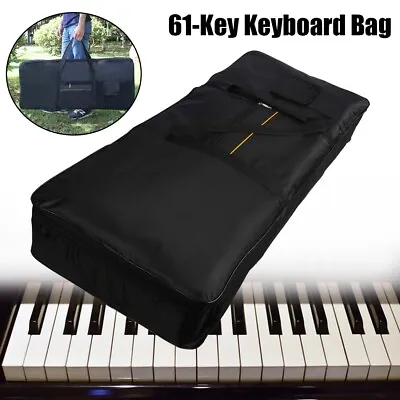 Keyboard Gig Bag 61-Key Digital Stage Piano For Casio Yamaha Soft Carrying Case • $27.99