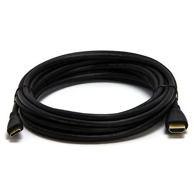 15 FT HDMI To Mini HDMI Type C Cable For HDTV DV 1080p • $8.39