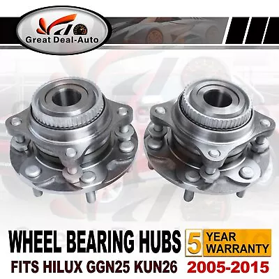 Two (2) Front Wheel Bearing Hub Assembly For Toyota Hilux 4wd 4x4 Kun26r Ggn25r • $128