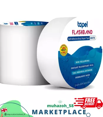 £23.79 • Buy RV Motorhome Caravans Roof Sealant Tape Butyl Waterproof White Tape - 5cm X 5m..