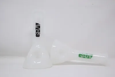 Grav 5” White Mini Glass Colored Beaker Pipe • $9.99