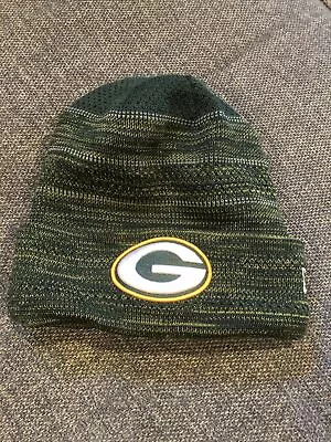 NFL Green Bay Packers New Era TD Knit Hat 2017 On-Field Winter Beanie EUC • $10