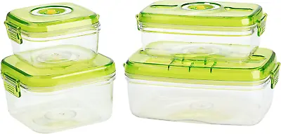 $64.79 • Buy Vacuum Seal Food Storage Container Set - Fresh Up To Longer For Vegetables, Frui