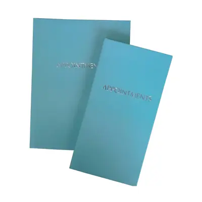 £11.99 • Buy By Appointment Book Aquamarine Hourly Daily Organiser A4 Salon Nails Beauty Hair