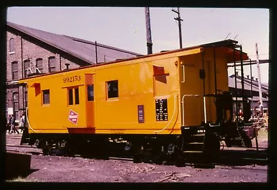 Railroad Slide - Milwaukee Road #992153 Caboose Vintage Train Yard 1960s • $8