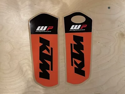 Ktm  Wp Fork Guard Graphics Laminated Decal 2015-2022 Sx Sxf Mxc Exc Xcw • $15.95