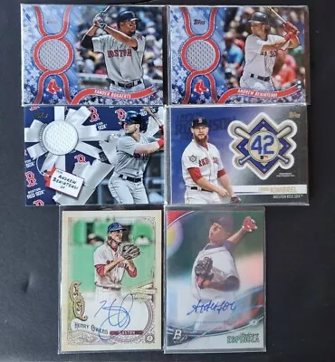 Boston Red Sox Various Topps Autos Jersey Etc. No Base Cards.  • $13.99
