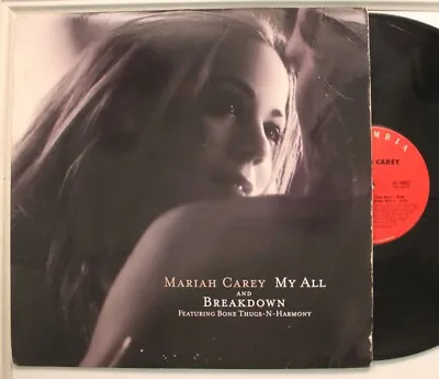 Mariah Carey Ep My All / The Roof / Breakdown / Fly Away On Columbia - Vg+ To Vg • $19.99