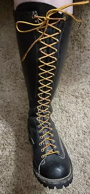 WESCO HIGHLINER / LINEMAN LACE UP BOOTS     Used     See Measure Descript • $450