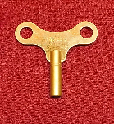 Clock Winding Key Brass NEW 5.25 Mm Size Number 12 Fits Antique Vintage Clocks • $4.34