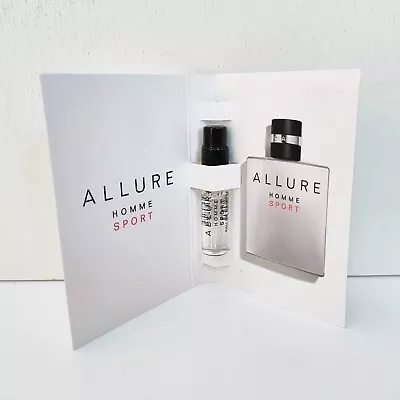 1x Chanel Allure Homme Sport Eau De Toilette Mini Spray For Men 1.5ml Brand NEW • $19.95