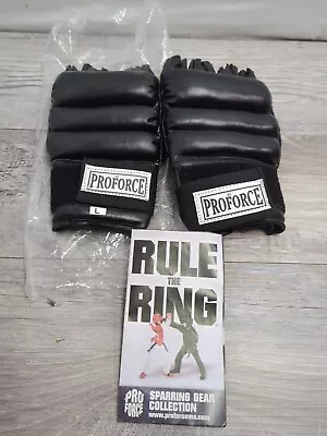 Boxing MMA Gloves Grappling Punching Bag Training Kickboxing UFC LARGE • $15.99