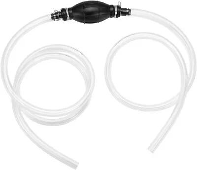 Manual Liquids Transfer Pump Kit With 2 Durable PVC Hoses - Siphon Pump • $7.99