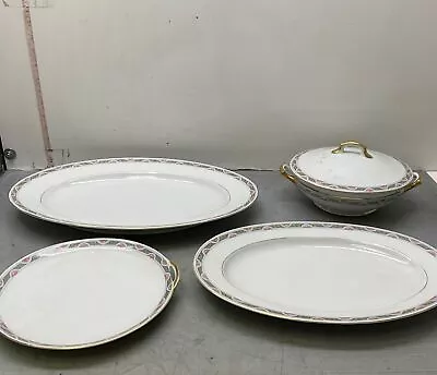 Lot Of Four Epiag Chateau Floral Design China Pieces • $10.99