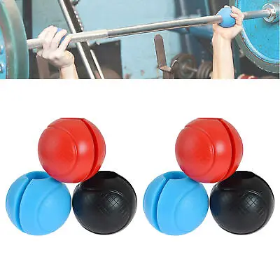$30.37 • Buy 2pcs Fat Ball Barbell Grips Gym Muscle Builder Dumbbell Hand Workout Weight