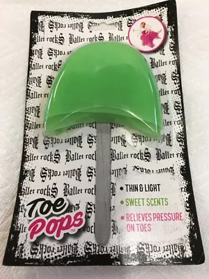 Ballet Rocks Kiwi Scented Toe Pops Gel Toe Pads. Case Of 6. Dance Studio (8i) • $30