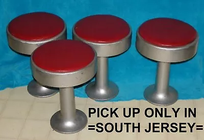 Lot- 4 Vintage ICE CREAM Parlor STOOLS Mid Century PICK UP NJ/ Philadelphia Area • $199.99