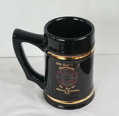 1976 Madison Twp. NJ Fire Dept. Fire Company Mug Stein Ceramic • $18.81