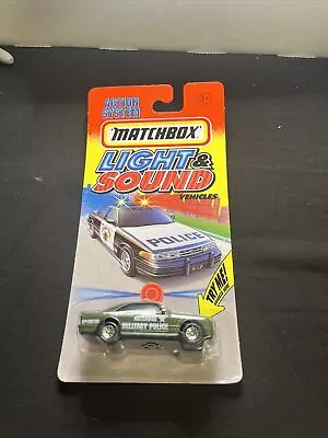 Working Matchbox Action System Light & Sound Mercedes 500 Sec Military Police • $49.95