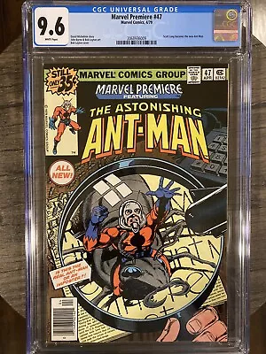 Marvel Premiere Ant-Man 47 (1979) CGC 9.6 White Pages - 1st Scott Lang Ant-Man! • $234.95