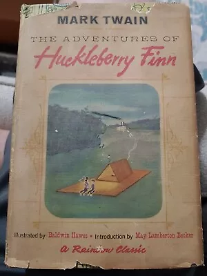 The Adventures Of Huckleberry Finn By Mark Twain Vintage (Hardcover 1947)  • $29